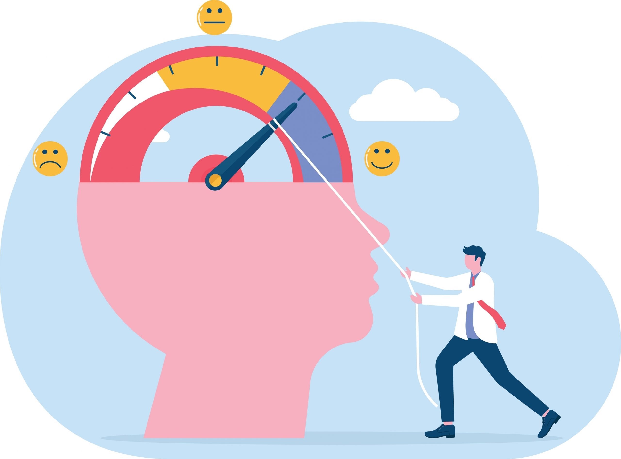Managing emotions and choosing positive responses as part of building resilience in daily life.